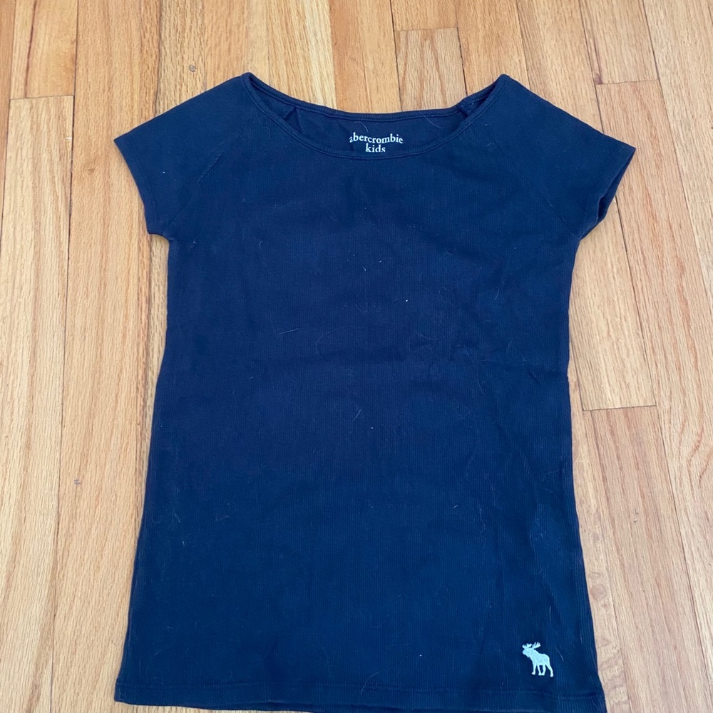 Abercrombie Kids Navy Blue Fits Girls Tee